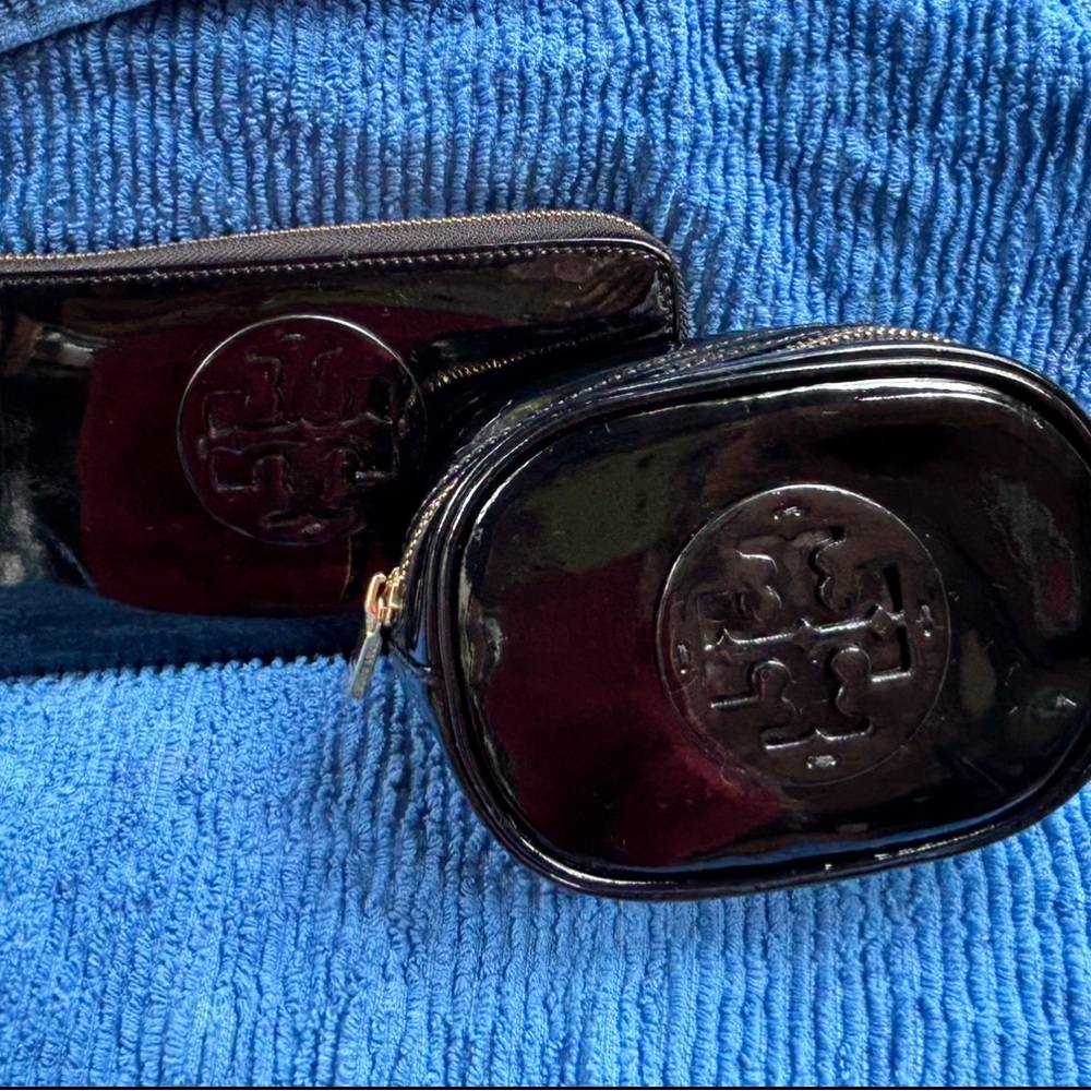 Matching Tory Burch Wallet &  Cosmetic Case